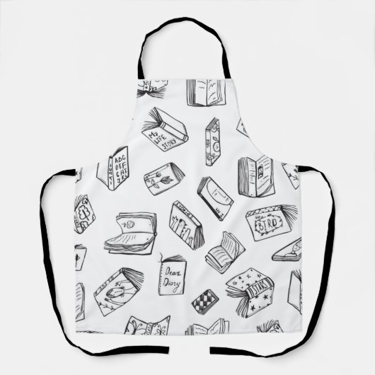 Tablier Motif de livre (Recto)