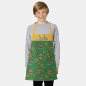Tablier Motif de lumières de snack de vacances de Scooby-D (Porté)