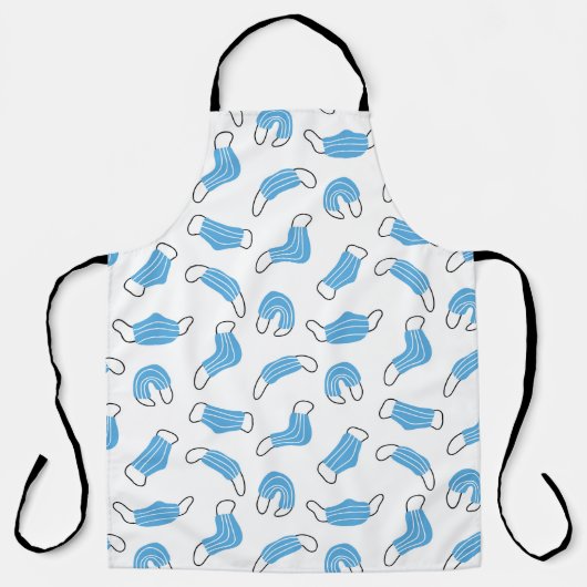 Tablier motif de masque Médicale (Recto)