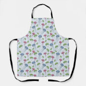 Tablier Motif de méduse multicolore lumineuse (Recto)