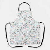 Tablier Motif de montagne (Recto)