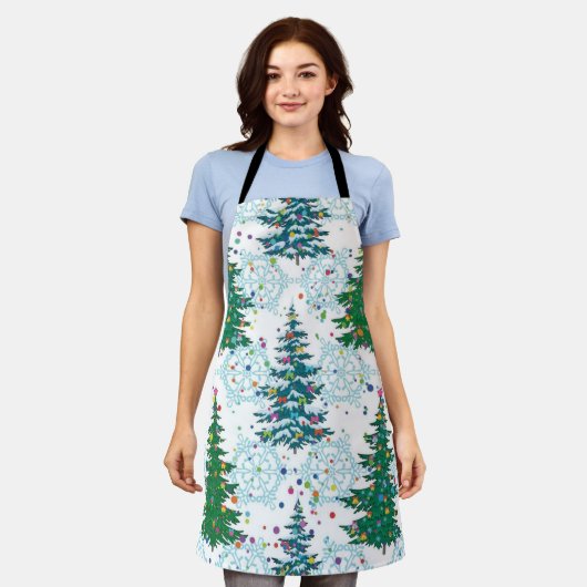 Tablier Motif de Noël (Porté)