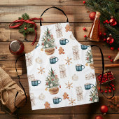 Tablier Motif de Noël coloré tendance | Aquarelle