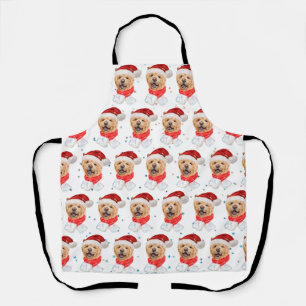 Tablier Motif de Noël de Chien Chow Chow Mignon