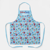 Tablier Motif de Noël Festive Snowmen (Recto)