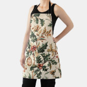 Tablier Motif de Noël floral Poinsettia (3) (Insitu)