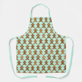 Tablier Motif de Noël Hommes Gingerbread (Recto)