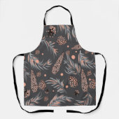 Tablier Motif de Noël, Pine Snow (Recto)