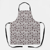 Tablier Motif de Noël Sepia (Recto)