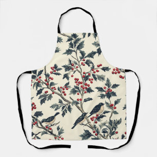 Tablier Motif de Noël vintage Woodland (18)