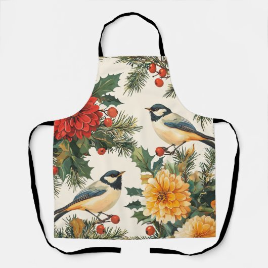 Tablier Motif de Noël vintage Woodland (9) (Recto)