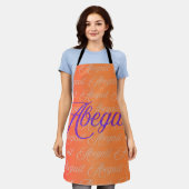 Tablier Motif de nom extensible Abegail (Porté)