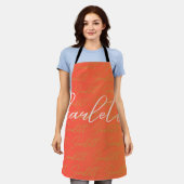 Tablier Motif de nom répétitif Scarlett (Porté)