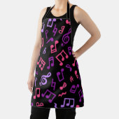 Tablier Motif de notes musicales (Insitu)