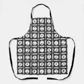 Tablier motif de notes musicales modernes et élégantes (Recto)