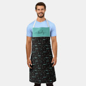 Tablier Motif de nuit géométrique Wonderland (Porté)