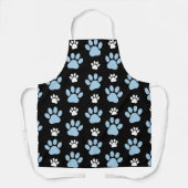 Tablier Motif De Pailles, Paniers Bleus, Pailles De Chien, (Recto)