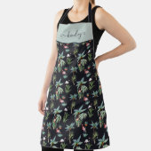 Tablier Motif de palme aquarelle (Insitu)