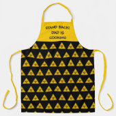 Tablier Motif de panneau triangle de risque biologique (Recto)
