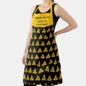 Tablier Motif de panneau triangle de risque biologique (Insitu)