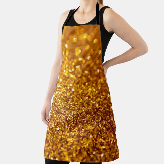 Tablier Motif de Parties scintillant or brillant (Insitu)