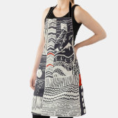 Tablier Motif de patchwork sans couture de doodles abstrai (Insitu)