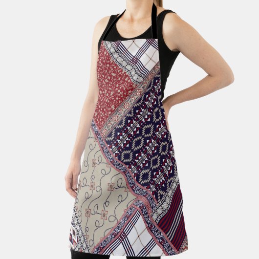 Tablier Motif de patchwork sans faille sur patchwork de ma (Insitu)