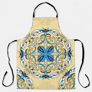 Tablier Motif de patchwork vintage abstrait et transparent