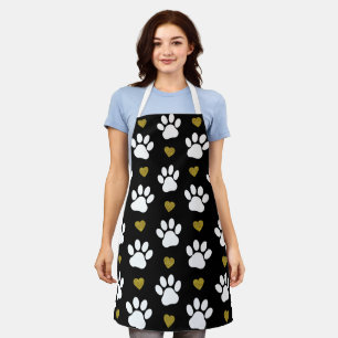 Tablier Motif De Pâtes, Pâtes De Chien, Pâtes Blanches, Co