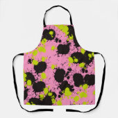 Tablier Motif de peinture Abstrait (Recto)