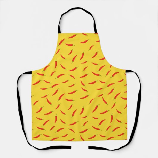 Tablier Motif de piments rouges (Recto)