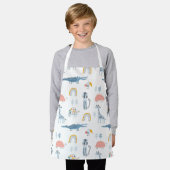 Tablier Motif de plaisir animal Doodle (Porté)