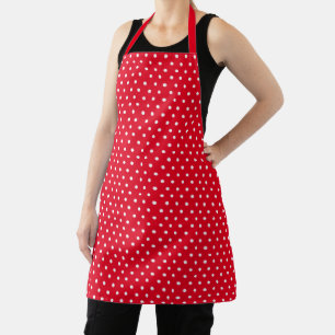 Tablier Motif de point Chic Red Polka
