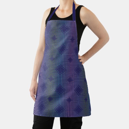 Tablier Motif de points holographiques Iridescente (Insitu)