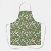 Tablier Motif de printemps vert (Recto)