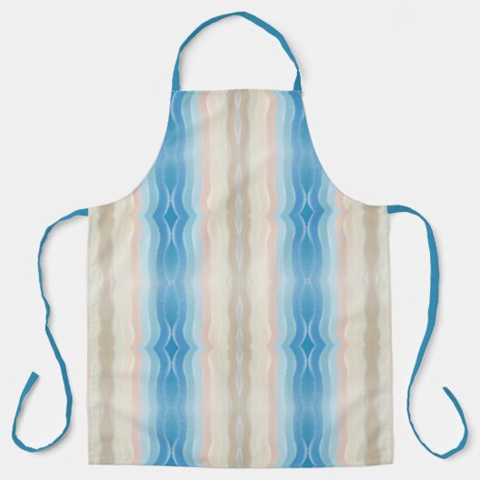 Tablier Motif de répétition de salé de rivage côtier (Recto)