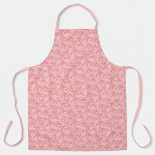 Tablier Motif de ruban sans couture en rose charme et thé 
