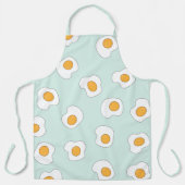 Tablier Motif De Scatter D'Oeufs Pochés Sur Vert Menthe (Recto)