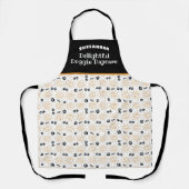 Tablier Motif de soins pour animaux de compagnie à main or (Recto)