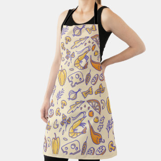 Tablier Motif De Sueur Et Légumes