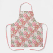 Tablier Motif de surface à carreaux rose (Recto)