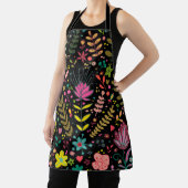 Tablier Motif de surface Florale - Papier peint Fleurs Des (Insitu)