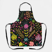 Tablier Motif de surface Florale - Papier peint Fleurs Des (Recto)