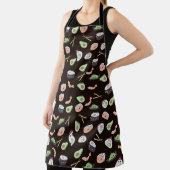 Tablier Motif de sushi noir mignon (Insitu)