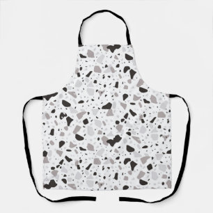 Tablier Motif de Terrazzo monochromatique