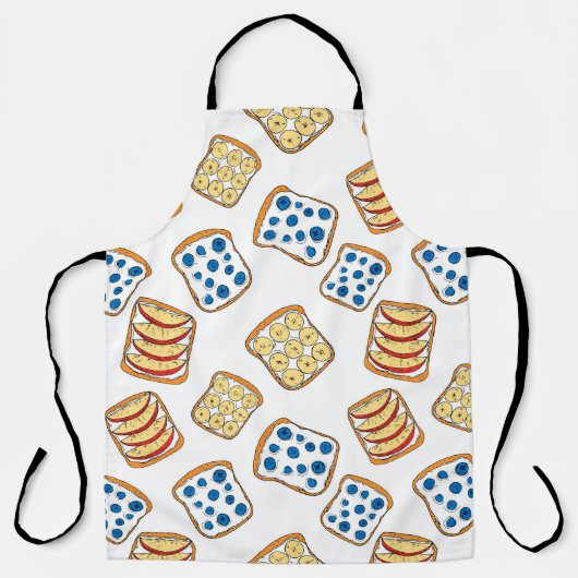 Tablier Motif de toast (Recto)