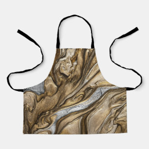 Tablier Motif de tourbillon de marbre terreux glamour
