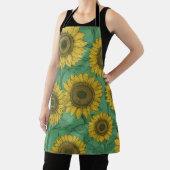Tablier Motif de tournesol jaune (Insitu)