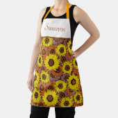 Tablier Motif de tournesols colorés (Insitu)