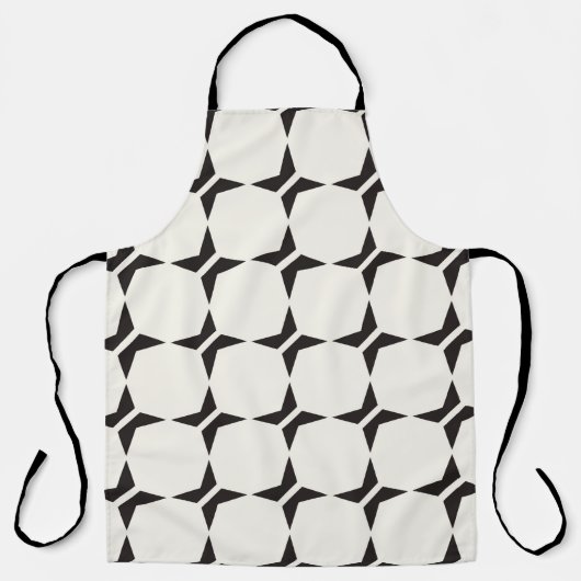 Tablier motif de treillis transparent. Texture moderne et (Recto)